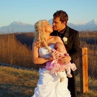Levi Johnston and Sunny Oglesby Wedding Photo