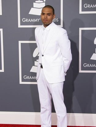 Chris Brown at 2013 Grammys