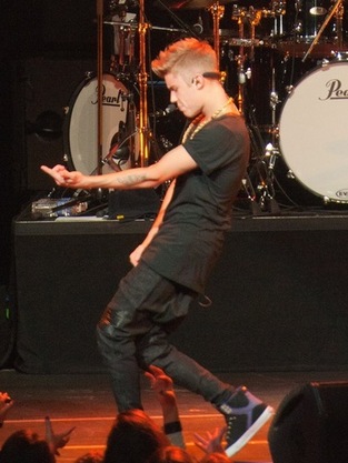 Justin Bieber Gets Down