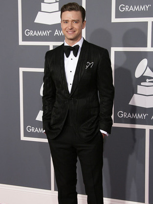 Justin Timberlake at 2013 Grammys