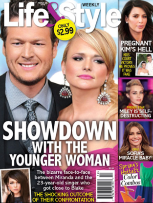 Miranda Lambert/Blake Shelton Tabloid Cover