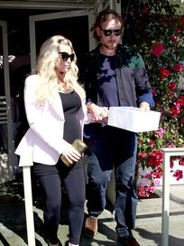 Eric Johnson, Jessica Simpson at Ivy