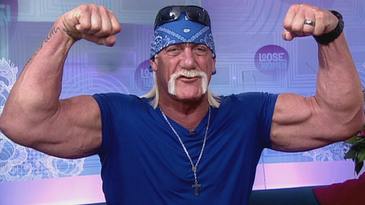 Hulk Hogan Flexes