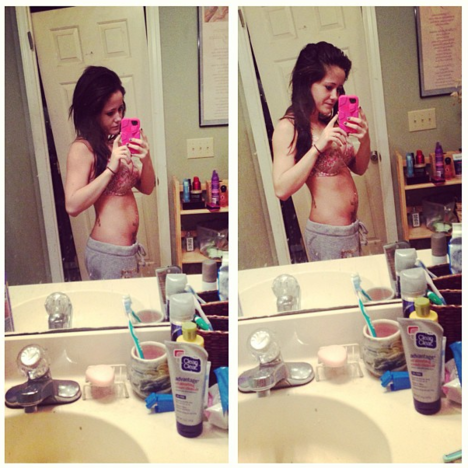 Jenelle Evans Baby Bump Pics