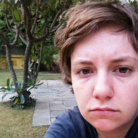 Lena Dunham No Makeup Photo
