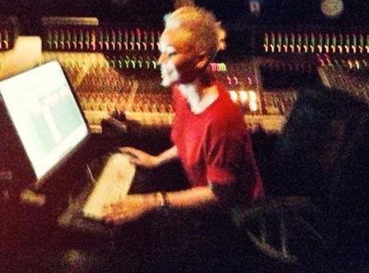 Miley Cyrus Studio Pic