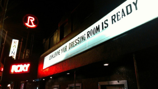 The Roxy Adam Levine Sign