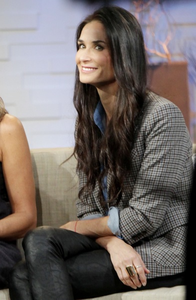 Demi Moore on the Couch
