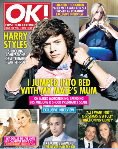 Harry Styles OK! Cover