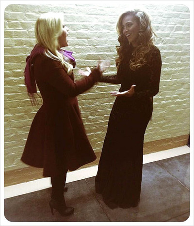 Kelly Clarkson and Beyonce