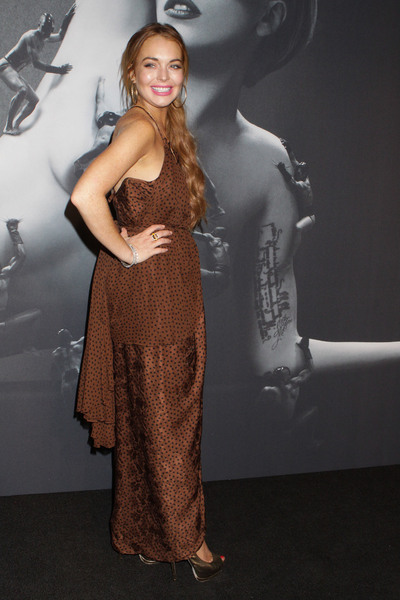 Lindsay Lohan Fragrance Launch Pic
