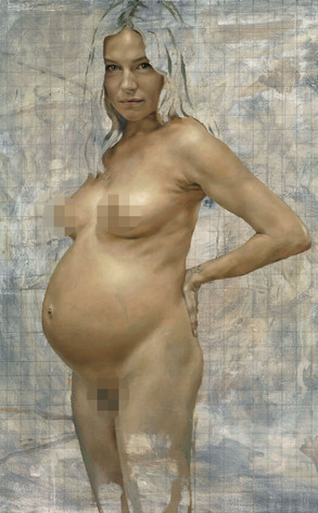 Sienna Miller Nude Painting