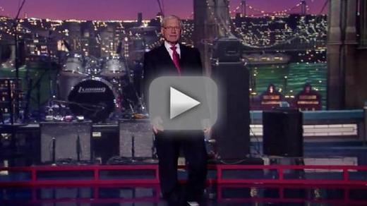 David Letterman Monologue: No Audience