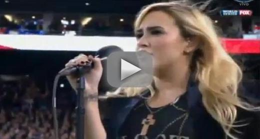 Demi Lovato National Anthem