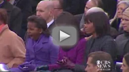 Sasha Obama Yawn